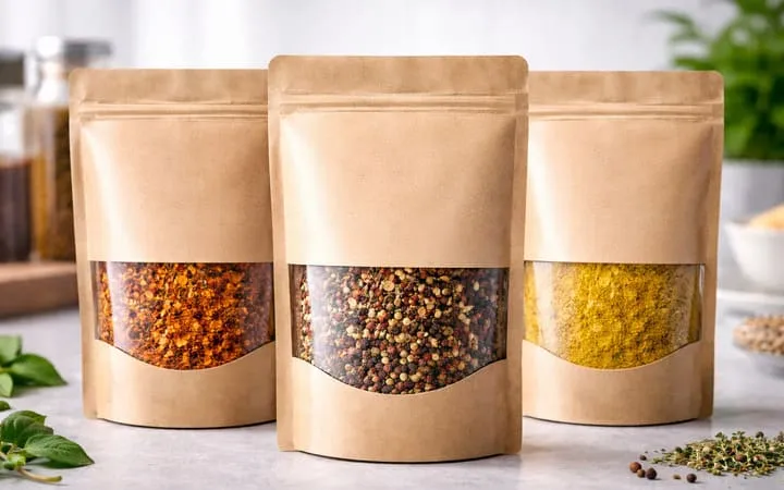 spices in doypacks