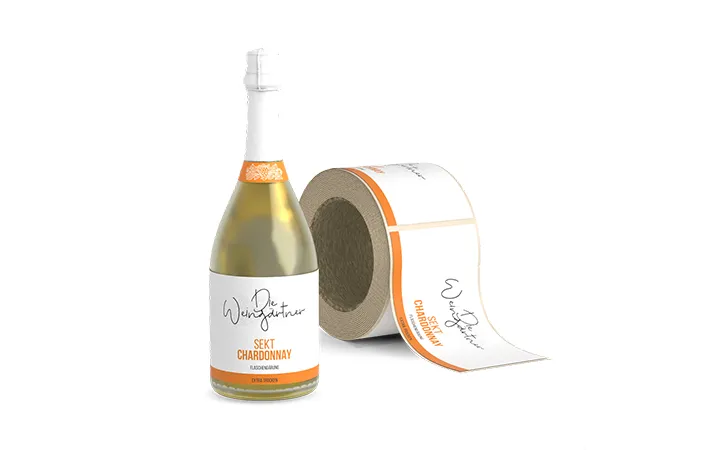 étiquette de champagne