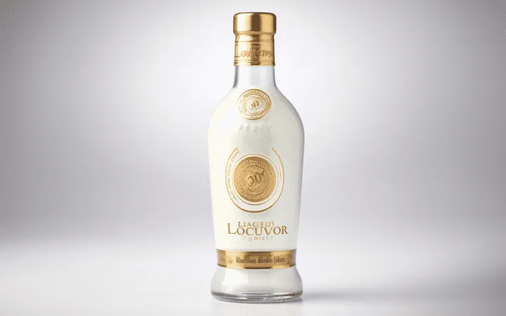 Etichetta per liquore con finitura