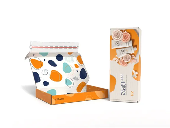 Klappdeckelschachtel mit Klebestreifen Klappdeckelschachtel mit Klebestreifen