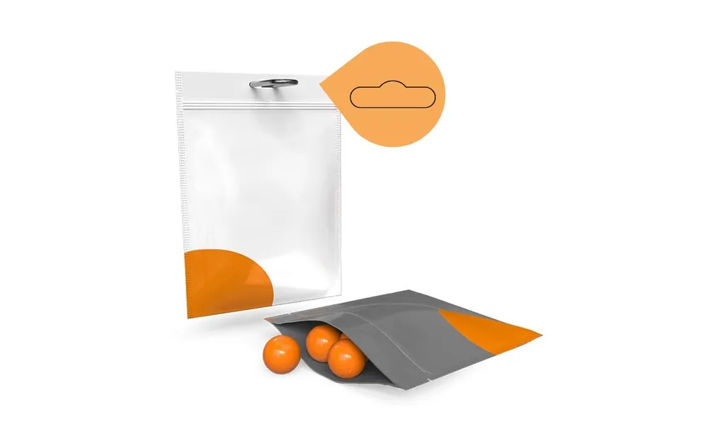 Flachbeutel mit Euroloch