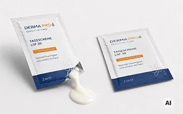 Sachet geöffnet 
