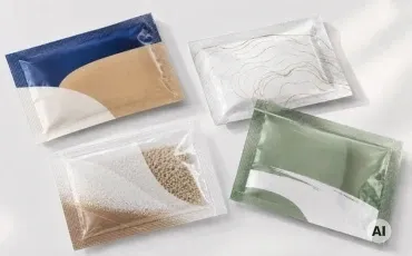 Sachets verschieden bedruckt