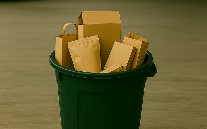 disposal of packaging