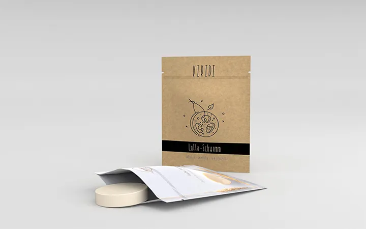 Doypack in carta kraft per sapone