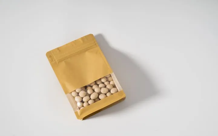 Doypack con pellicola trasparente
