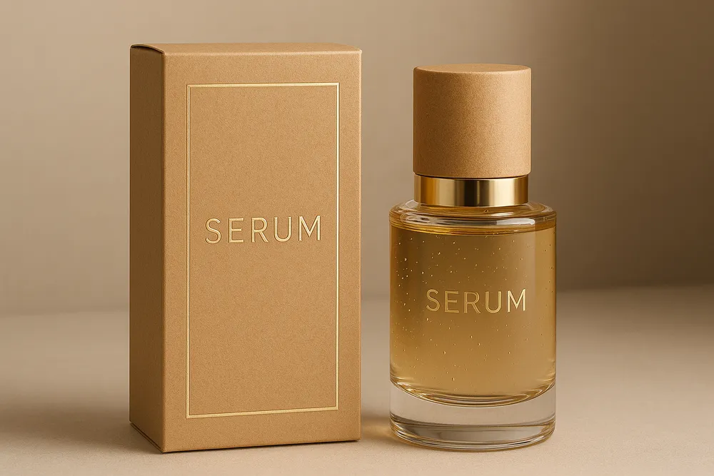 Packaging cosmetique gold