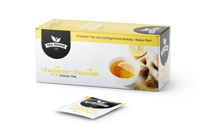 maßgeschneiderte Faltschachtel für Tee