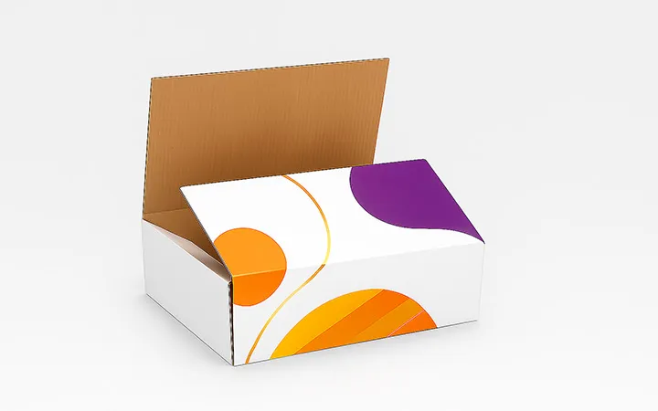 Bedruckte Kreuzverpackung 