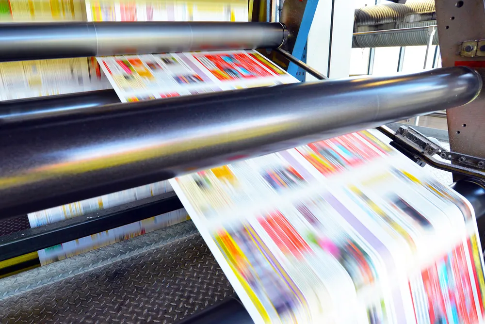 Zeitungsdruckmaschine