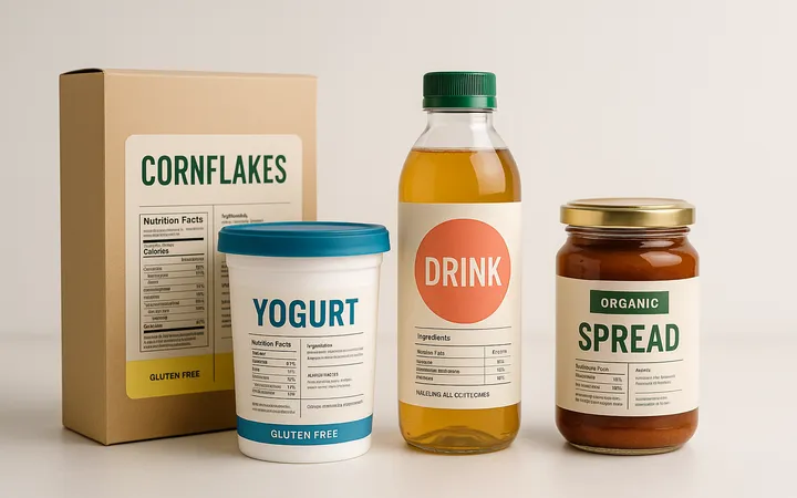 Compliant Labels for Food, Cosmetics & Pharma