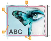 Print data requirements for labels on a roll