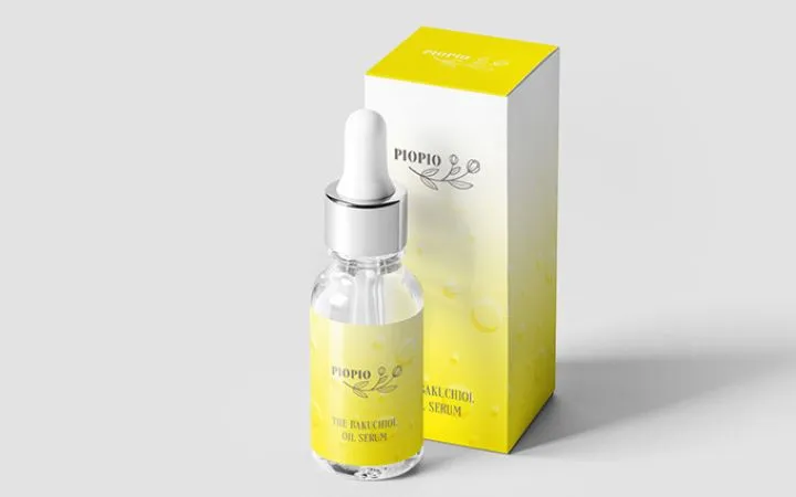 Flacon compte-gouttes et boîte