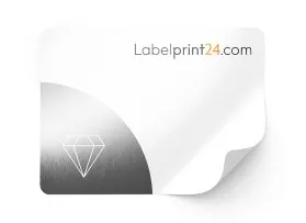 Labels with finishing